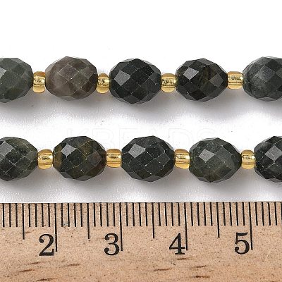 Natural Green Wood Lace Stone Wooden Jasper Beads Strands G-F809-A30-01-1