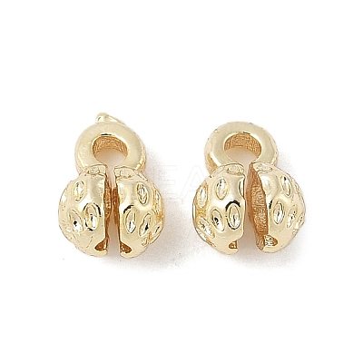 Flower Brass Bead Tips LS-KK-M326-10G-1