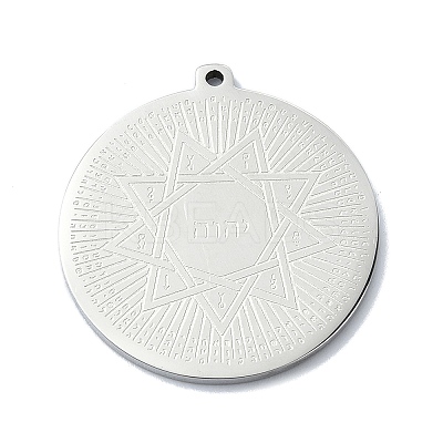 Non-Tarnish 201 Stainless Steel Pendants LS-STAS-R118-08P-1