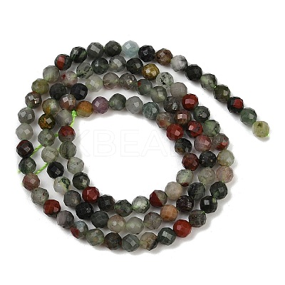 Natural African Bloodstone Beads Strands G-S388-A02-4mm-1