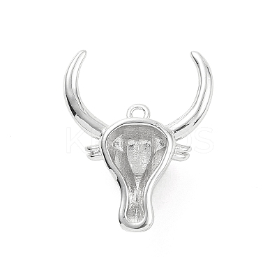 Eco-friendly Rack Plating Brass Enamel Pendants KK-F843-21P-1