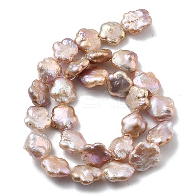 Natural Baroque Keshi Pearl Beads Strands PEAR-P064-07B-02B-1