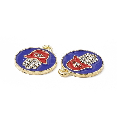 Alloy Crystal Rhinestone Pendants FIND-C019-17KCG-01-1