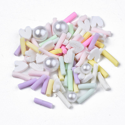 Handmade Polymer Clay Cabochons X-CLAY-N006-82A-1