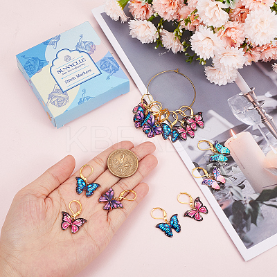 DIY Butterfly Pendant Decoration Making Kit DIY-SC0021-26-1