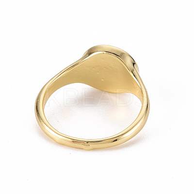Alloy Enamel Wide Band Rings LS-RJEW-N034-002A-RS-1