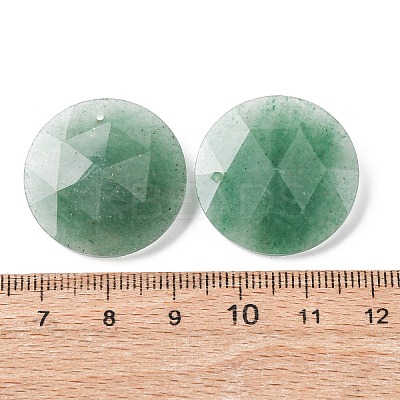 Natural Green Aventurine Pendants G-H331-01B-1