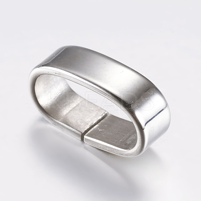 Tarnish Resistant 304 Stainless Steel Slide Charms STAS-F133-64P-1