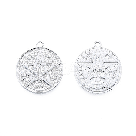Non-Tarnish 201 Stainless Steel Pendants STAS-N098-238P-1