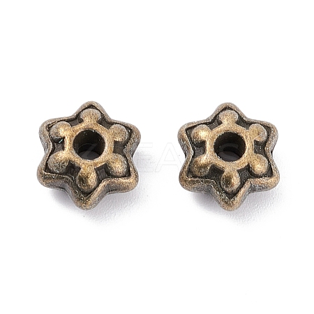 Tibetan Silver Spacer Beads LS-MLF1057Y-NF-1