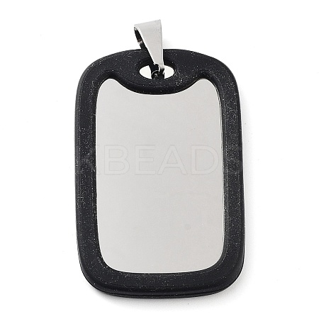 304 Stainless Steel Big Pendants STAS-R225-07A-P-1