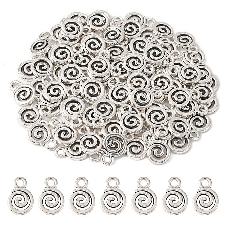 100Pcs Tibetan Style Alloy Charms FIND-YW0008-81-1