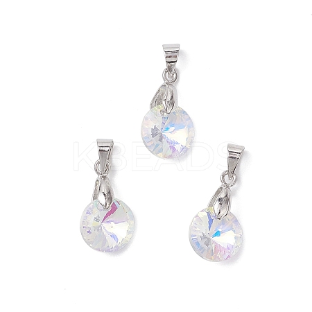 AB Color Plated Glass Charms PALLOY-JF04593-02-1