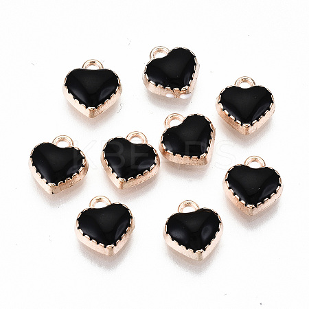 Alloy Enamel Charms X1-ENAM-Q033-51-RS-1