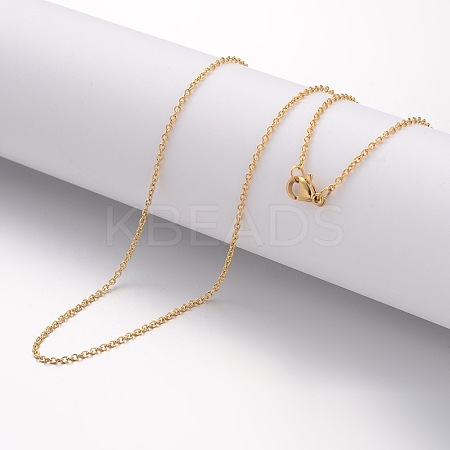Ion Plating(IP) 304 Stainless Steel Necklace LS-MAK-G004-05G-1
