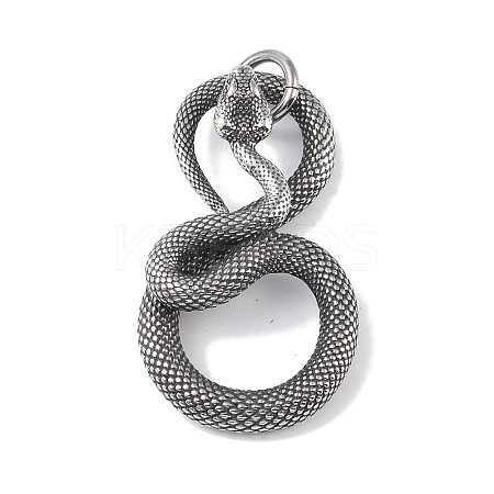 316 Surgical Stainless Steel Pendants X-STAS-E212-25A-AS-1