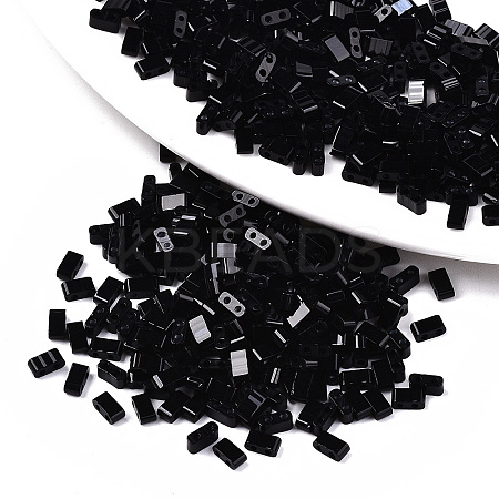 FGB 2-Hole Glass Seed Beads X-SEED-S031-M-SH49-1