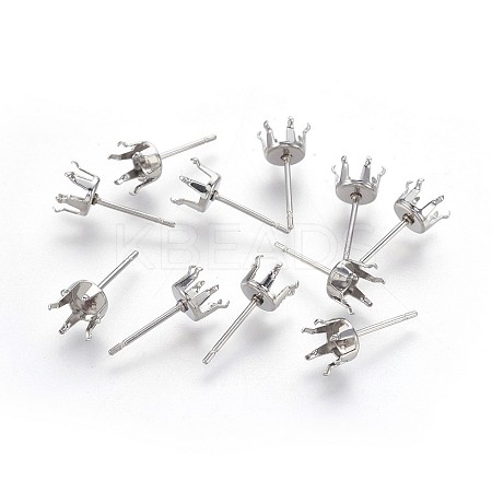 Tarnish Resistant 304 Stainless Steel Stud Earring Findings LS-STAS-P221-20C-P-1