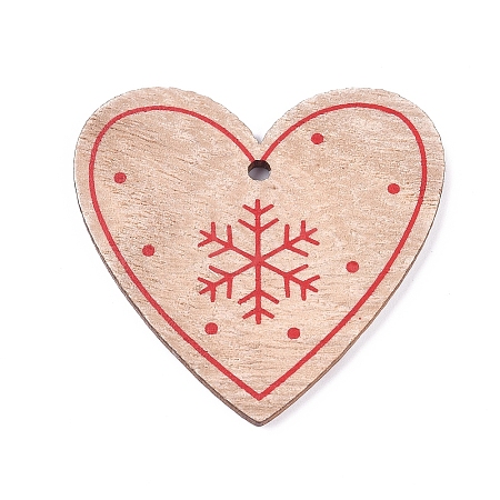 Poplar Wood Pendants LS-WOOD-E011-07-1