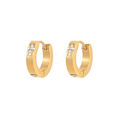 304 Stainless Steel Hoop Earrings FM1082-1