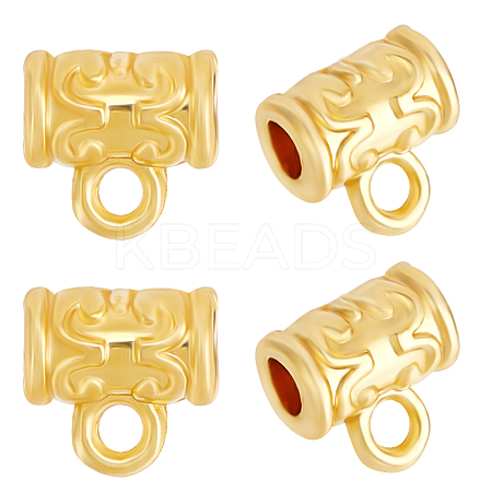 30Pcs Brass Tube Bails KK-BBC0015-15-1