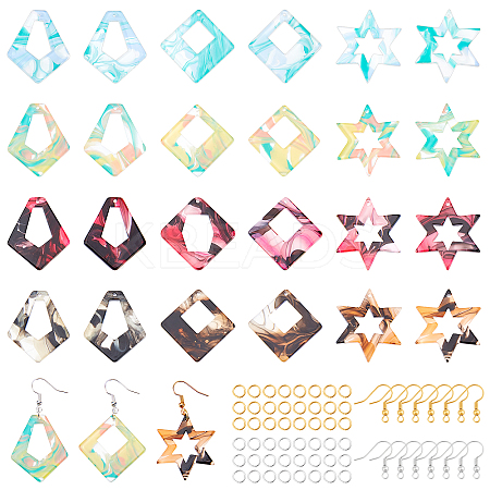 DIY Dangle Earring Making Kits DIY-PH0002-78-1