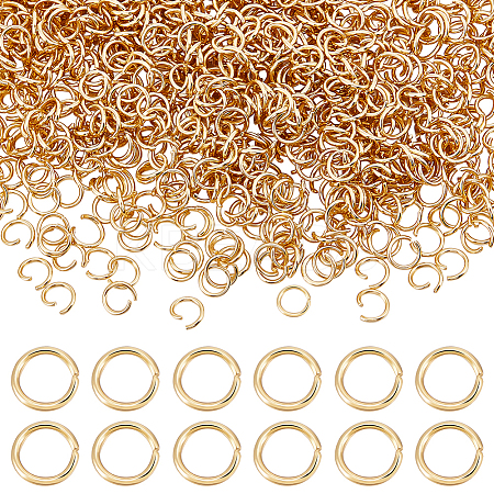 1000Pcs 304 Stainless Steel Open Jump Rings STAS-BBC0002-99-1