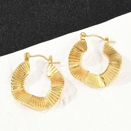 304 Stainless Steel Hoop Earrings for Women EJEW-U046-04G-1