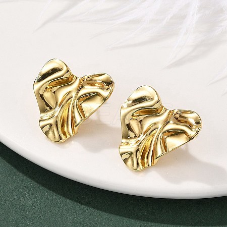 304 Stainless Steel Stud Earrings for Women EJEW-U052-03G-1