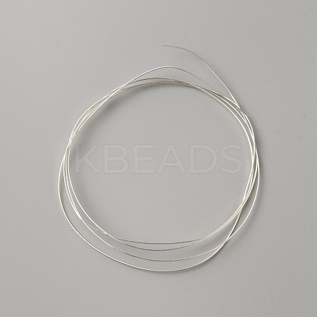 999 Fine Silver Rectangle Flat Wire STER-WH0010-12A-S-1