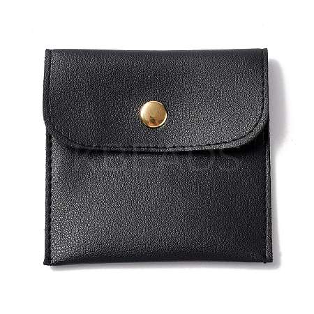 PU Imitation Leather Jewelry Storage Bags ABAG-P006-01A-10-1