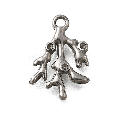 304 Stainless Steel Pendant Rhinestones Setting STAS-C119-23P-1
