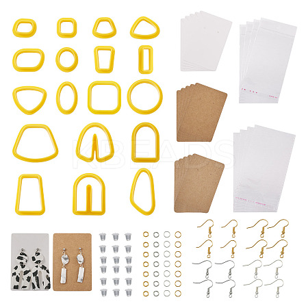 18Pcs 18 Style Plastic Clay Cutters DIY-FW0001-21-1