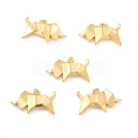 Rack Plating Brass Pendants KK-B052-14G-1
