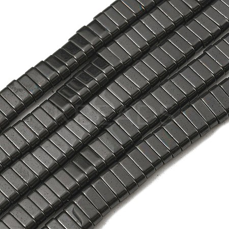 Electroplated Non-magnetic Synthetic Hematite Beads Strands G-C106-B02-14A-1