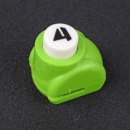 Random Single Color or Random Mixed Color Mini Plastic Craft Paper Punch Sets for Scrapbooking & Paper Crafts LS-AJEW-L051-15-1