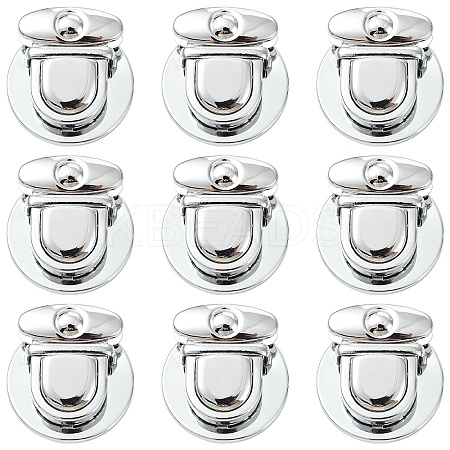 10Pcs Alloy Bag Tuck Lock Clasps FIND-YW0010-92P-1