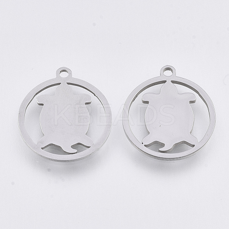 Non-Tarnish 201 Stainless Steel Pendants STAS-T044-88P-1