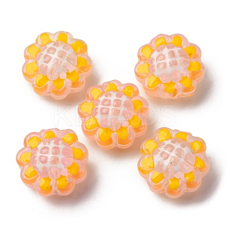 Glass Enamel Beads GLAA-C038-02I-1