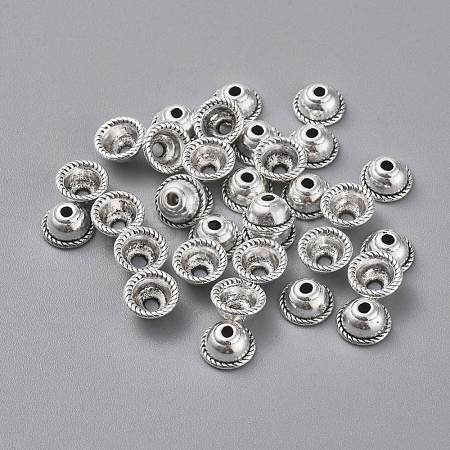 Tibetan Style Alloy Bead Caps LF5099Y-1