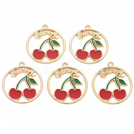 Alloy Enamel Pendants LS-ENAM-S126-107-NR-1