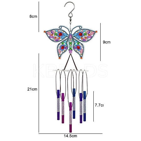 DIY Wind Chime Diamond Painting Kit PW-WG16014-01-1