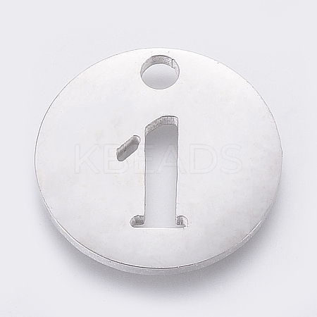 Non-Tarnish 304 Stainless Steel Pendants X-STAS-F233-01-P-1