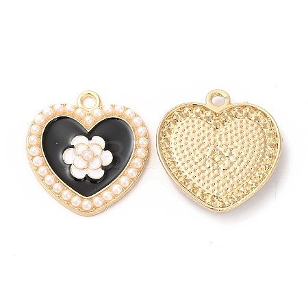 Alloy Enamel Pendants ENAM-C005-33G-01-1