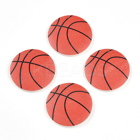 Printing Wood Pendants WOOD-N016-52A-1