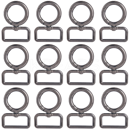 12Pcs Alloy Swivel Clasps FIND-SP0003-62B-1
