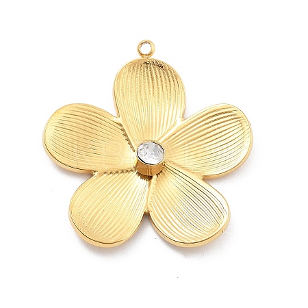 304 Stainless Steel Pendants STAS-R155-042G-02-1