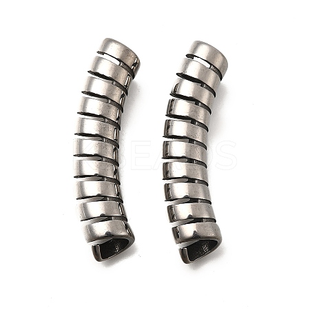 304 Stainless Steel Tube Beads STAS-D382-11P-1