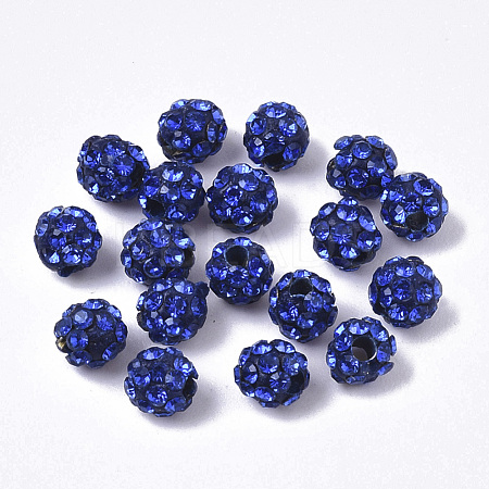 Pave Disco Ball Beads RB-T017-01-03-1