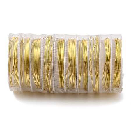 10 Rolls Round Copper Wire CWIR-C003-01G-G-1